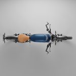#tank_tank_maeving_blue_matt_seat_sattel_braun_mudguards_kotflügel_carbonfaser (Tank Maeving Blue Matt)