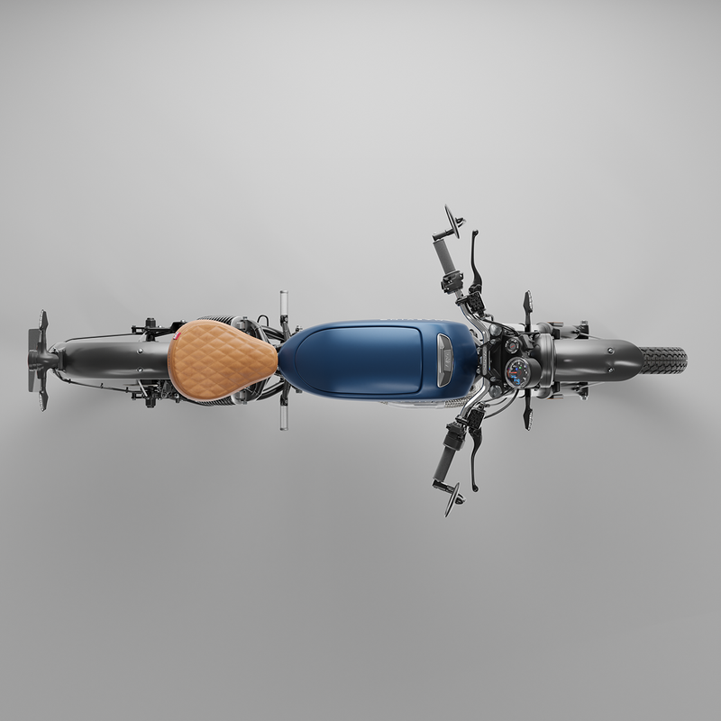 #tank_tank_maeving_blue_matt_seat_sattel_braun_mudguards_kotflügel_mattschwarz (Tank Maeving Blue Matt)